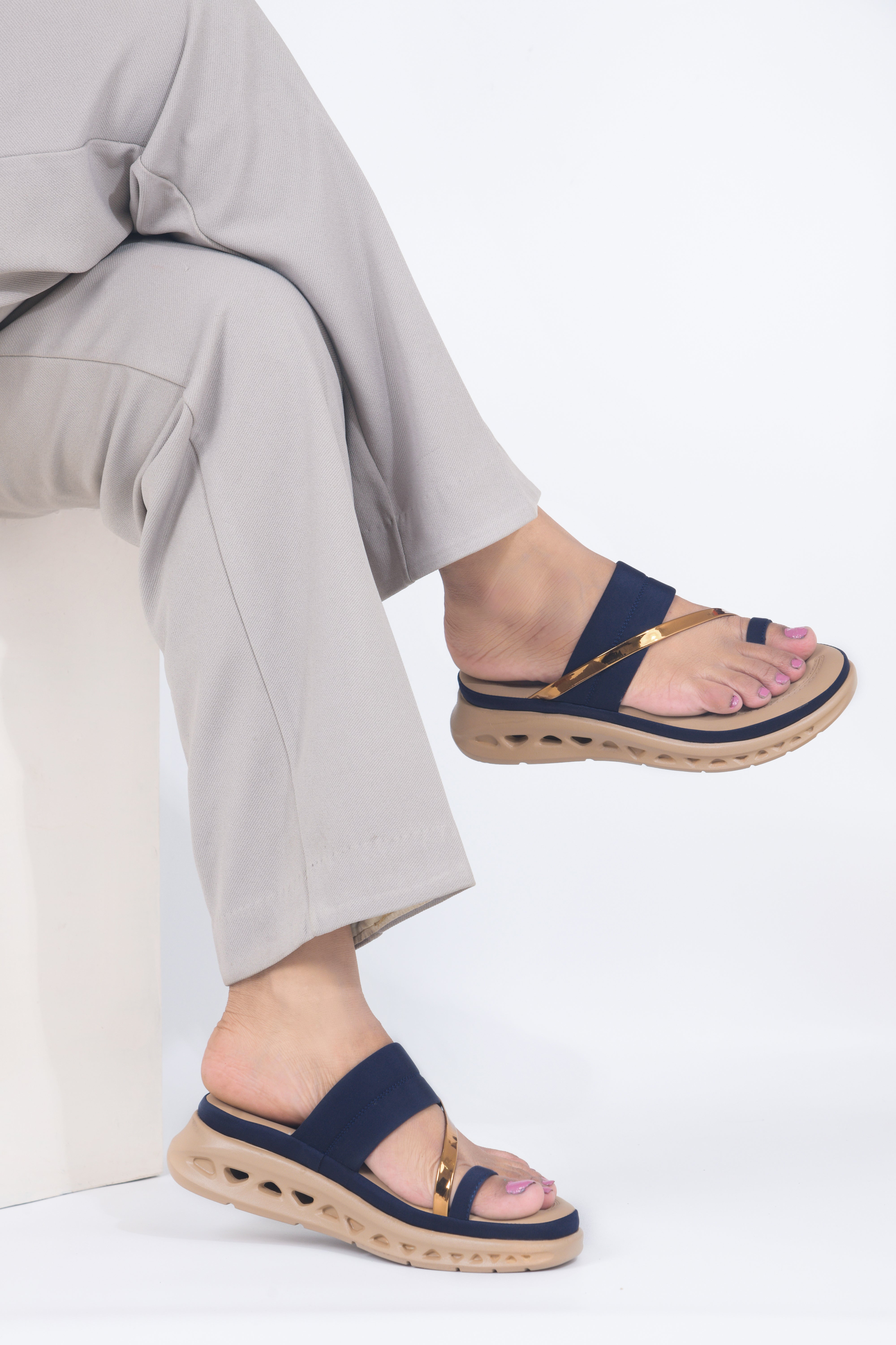 Black Cloud Cushion Comfort Sandals
