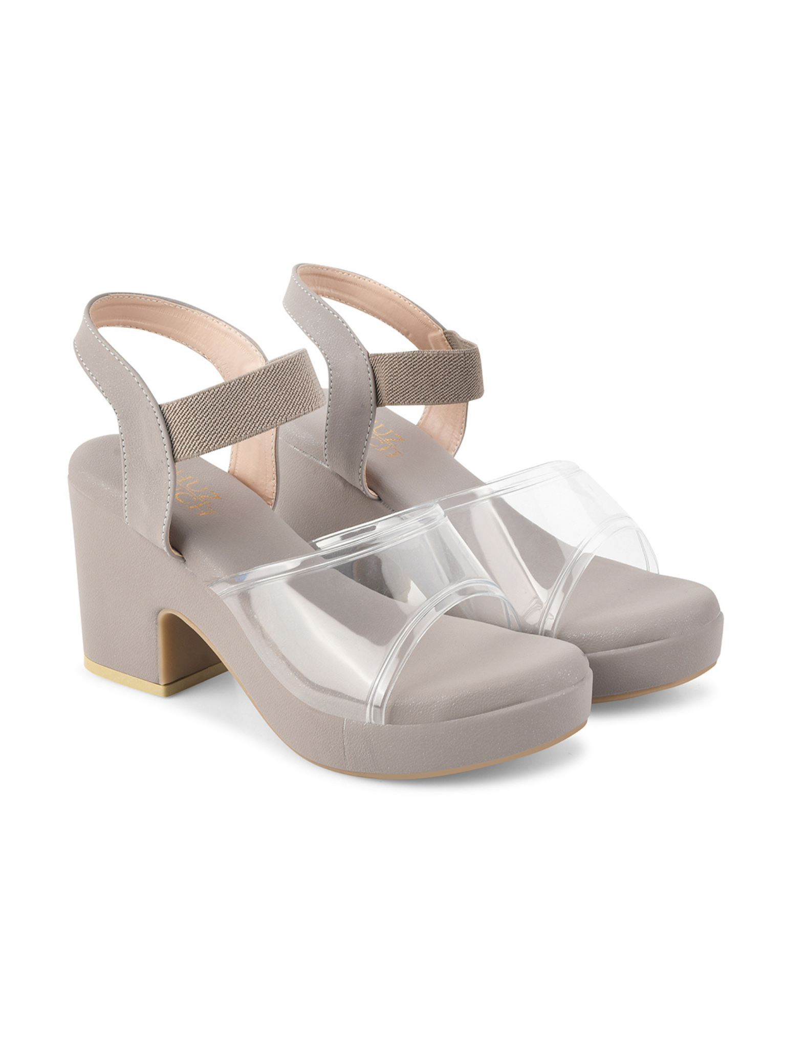 Grey Block Sandals