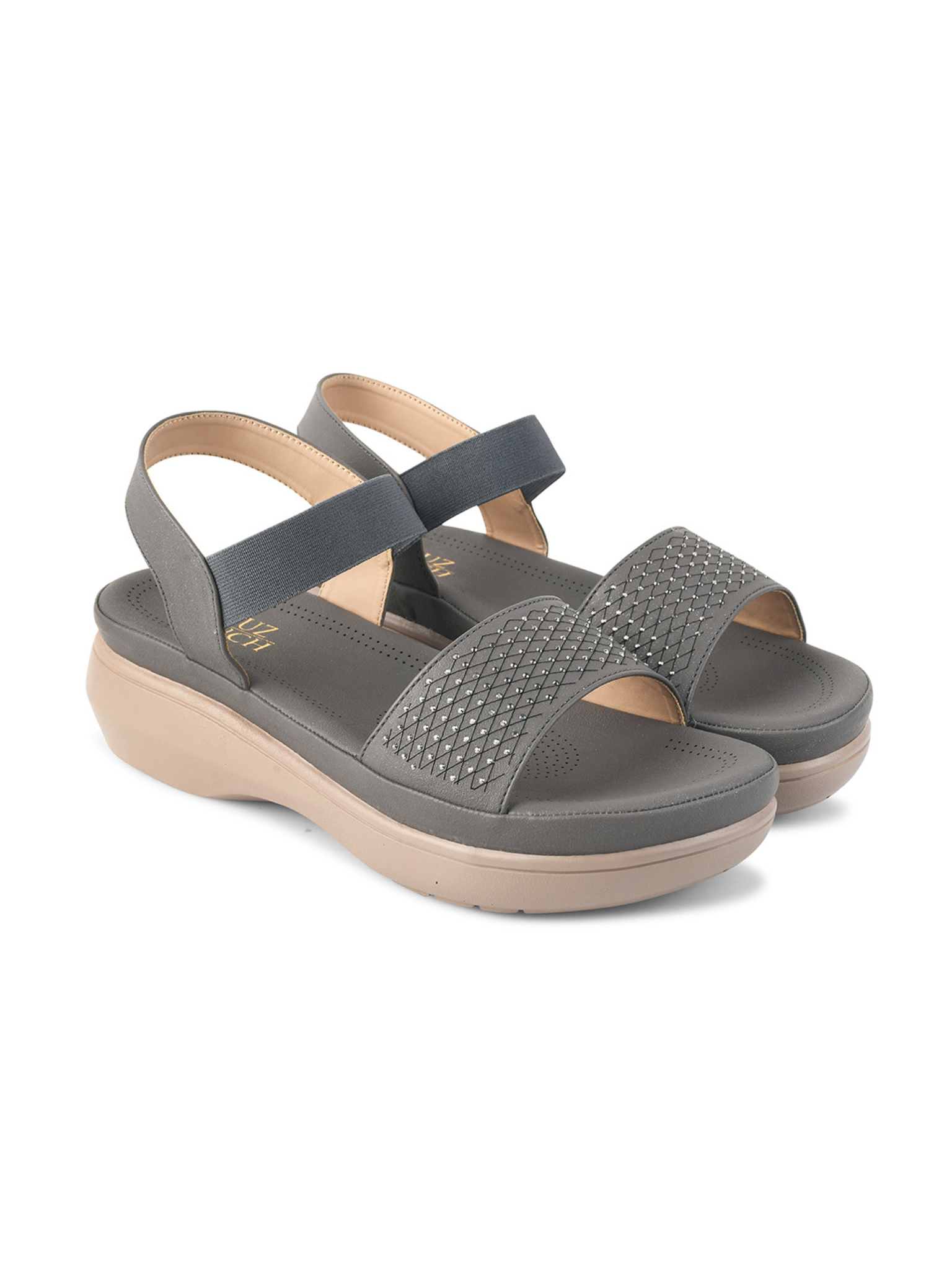 Women Grey Comfort Sandals