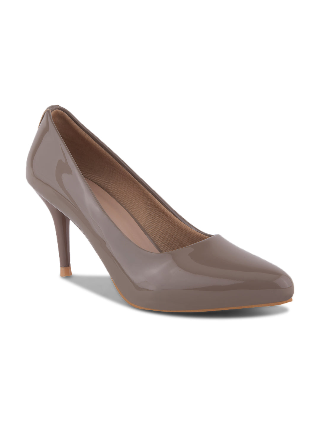 Toupe Classic Patent Stiletto Heel Pumps