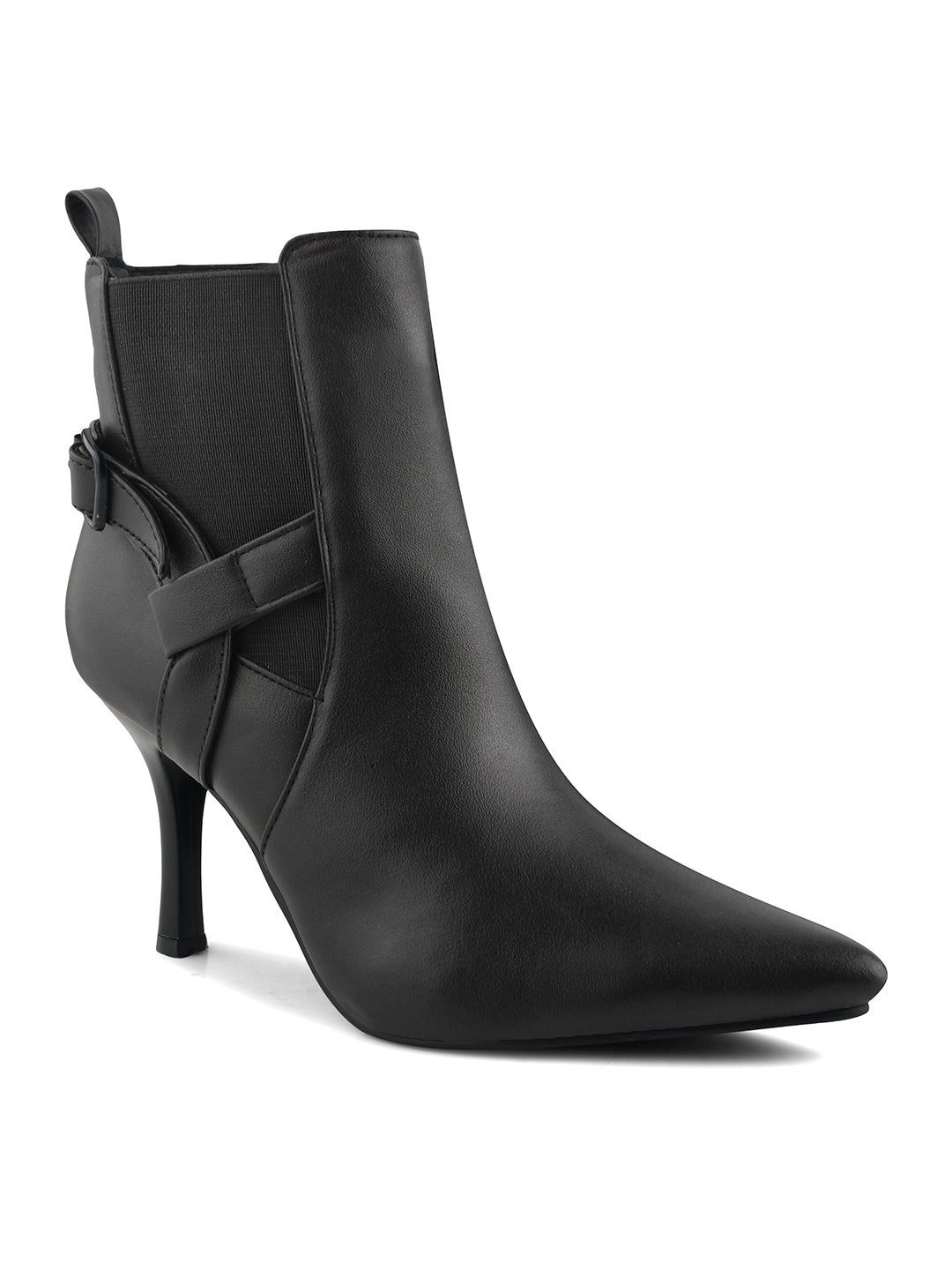Pointed Toe High Top Slim Stiletto Heeled Casual Boots