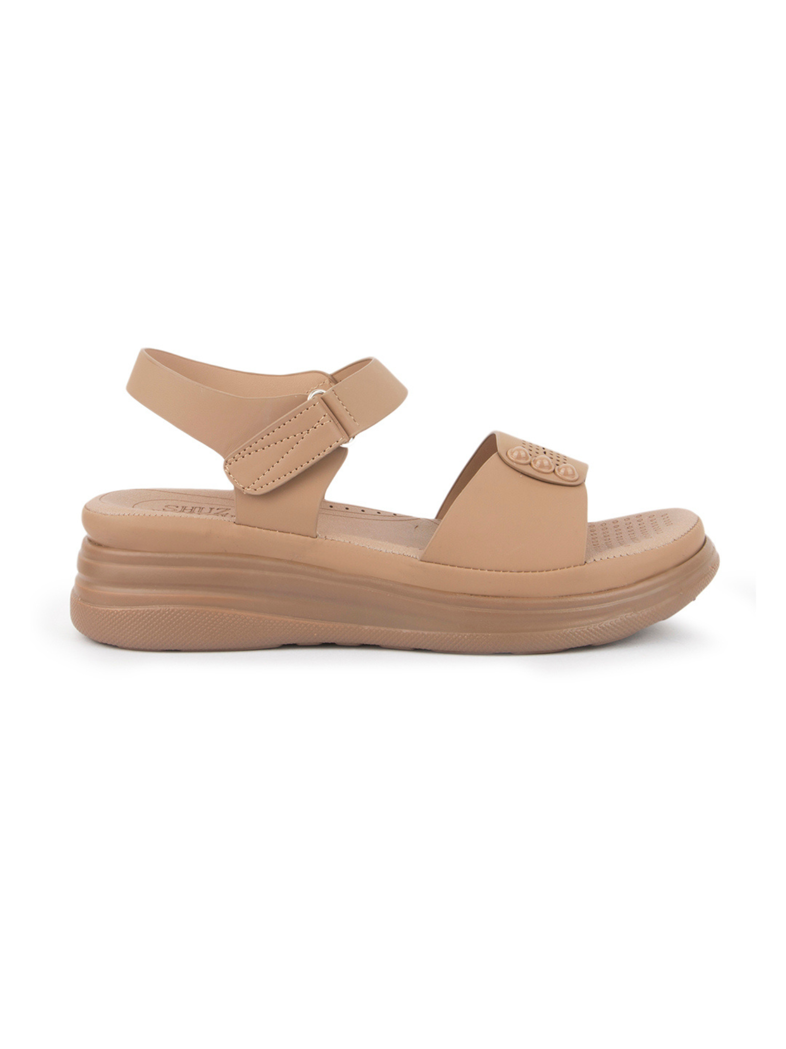 Women Khaki Comfort Sandals