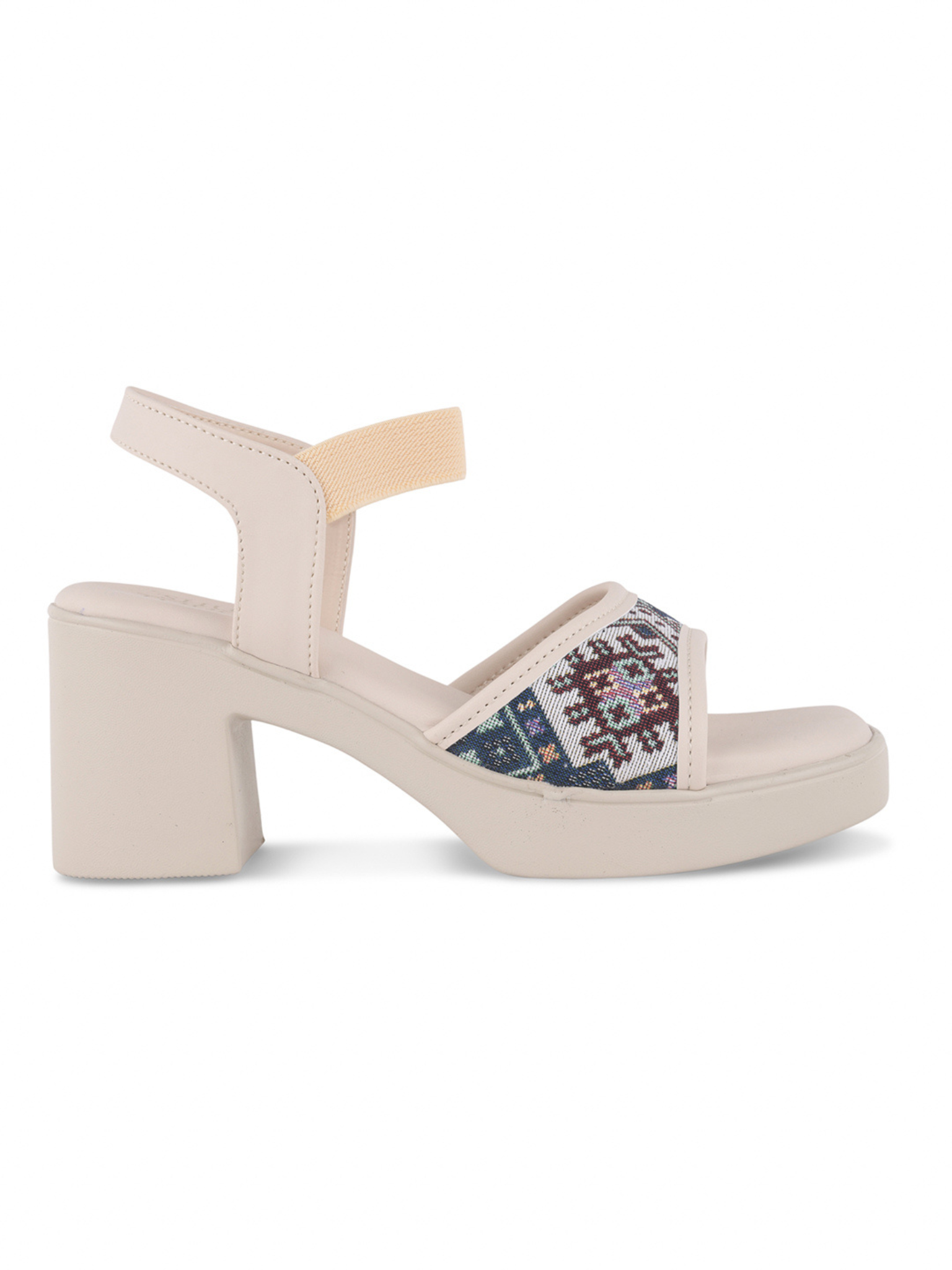 Women Shoe-Style Cream Sandals