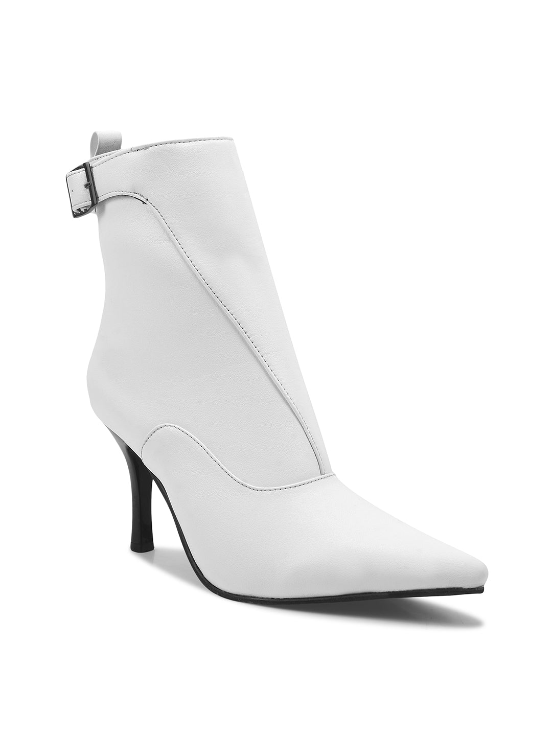 Pointed-Toe Stiletto Ankle Boots for Women