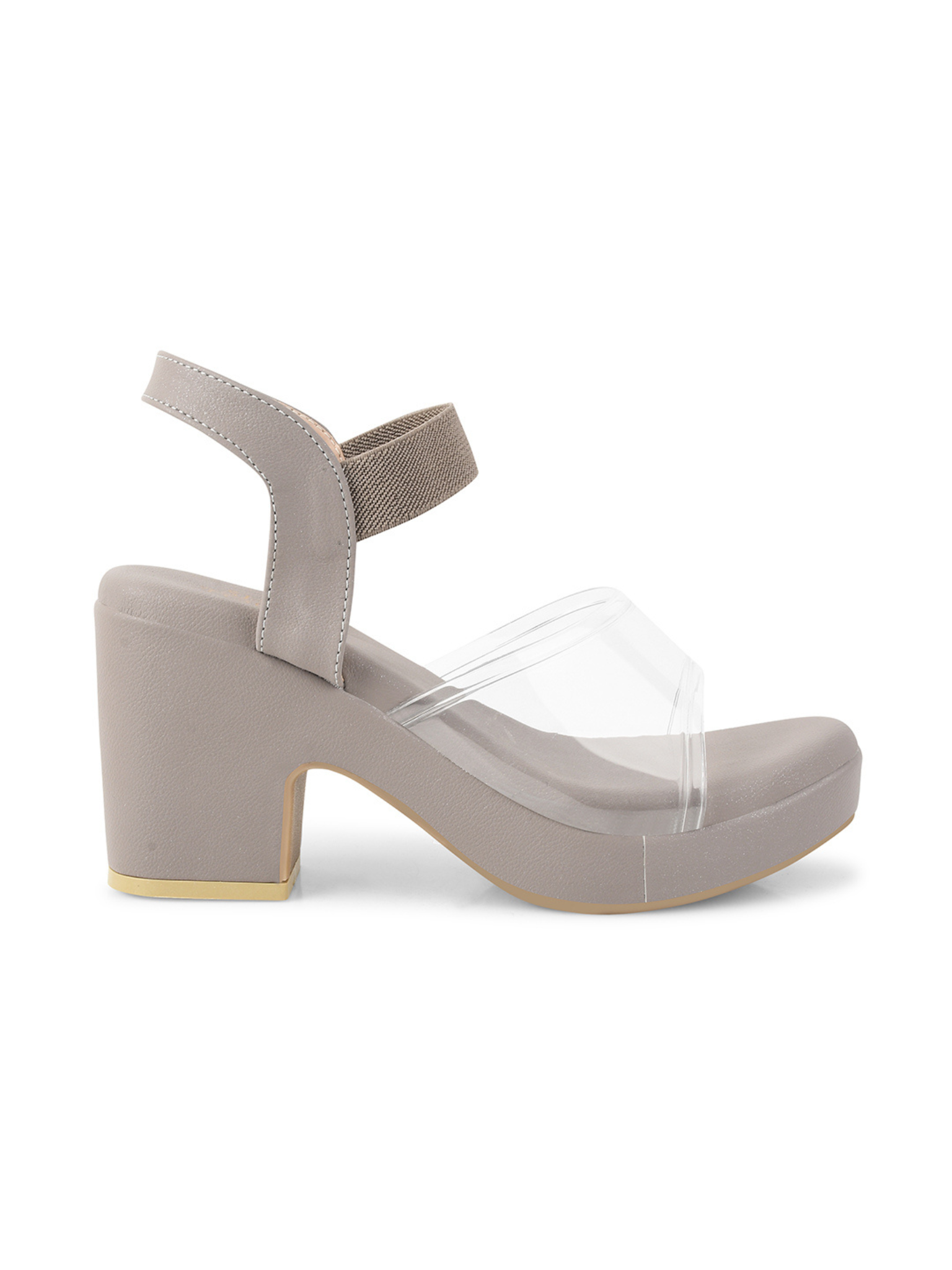 Grey Block Sandals