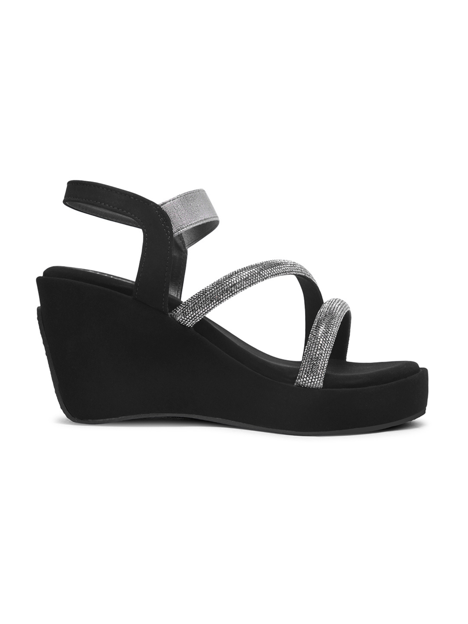 Women PU Party Wedge Heels
