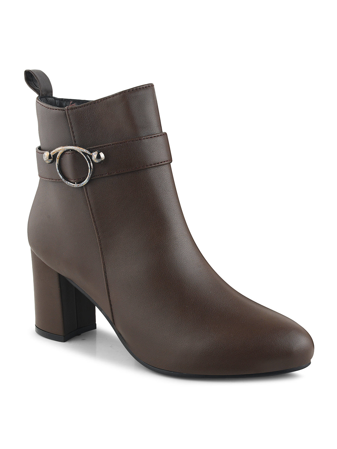 Women Block Heeled Casual Boots