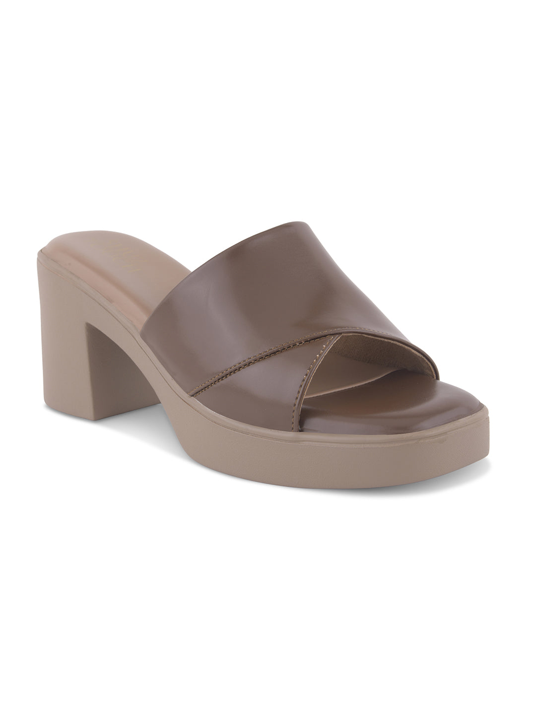 Block Heel Black Sandals