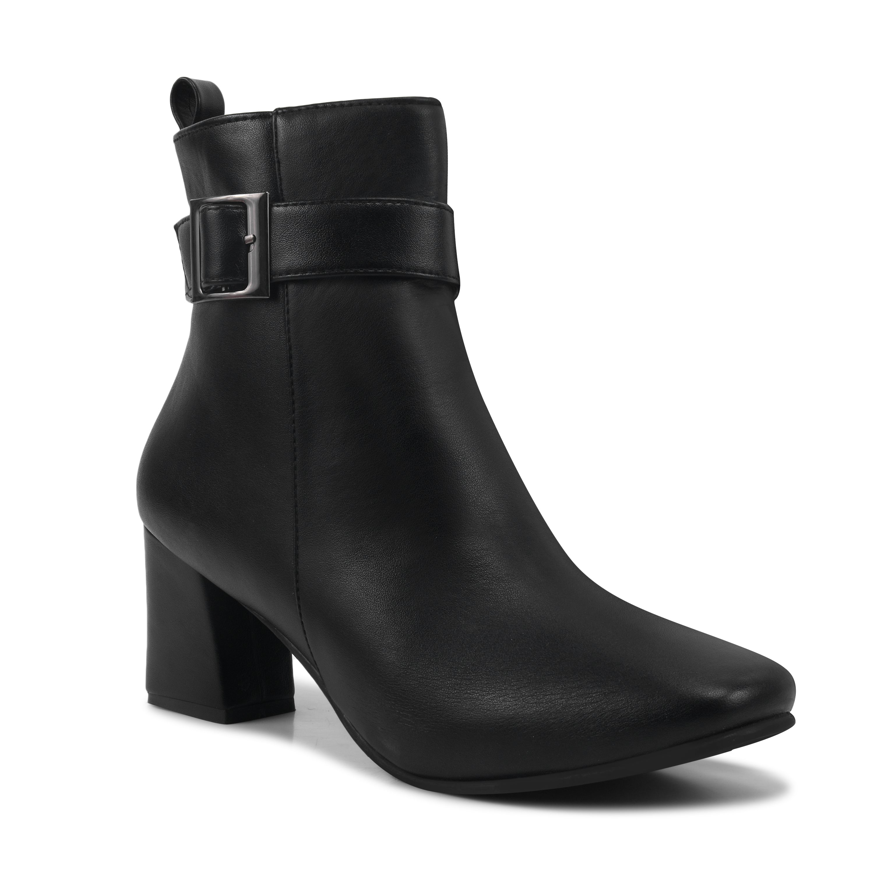 Women Mid Calf Block Heel Regular Casual Boots