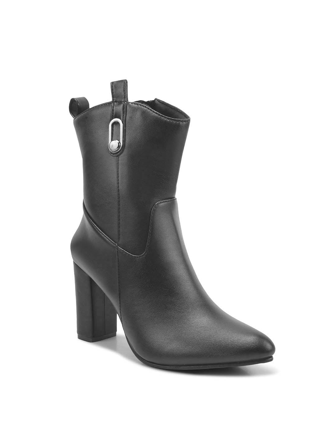 Women Block Heels Casual Boots
