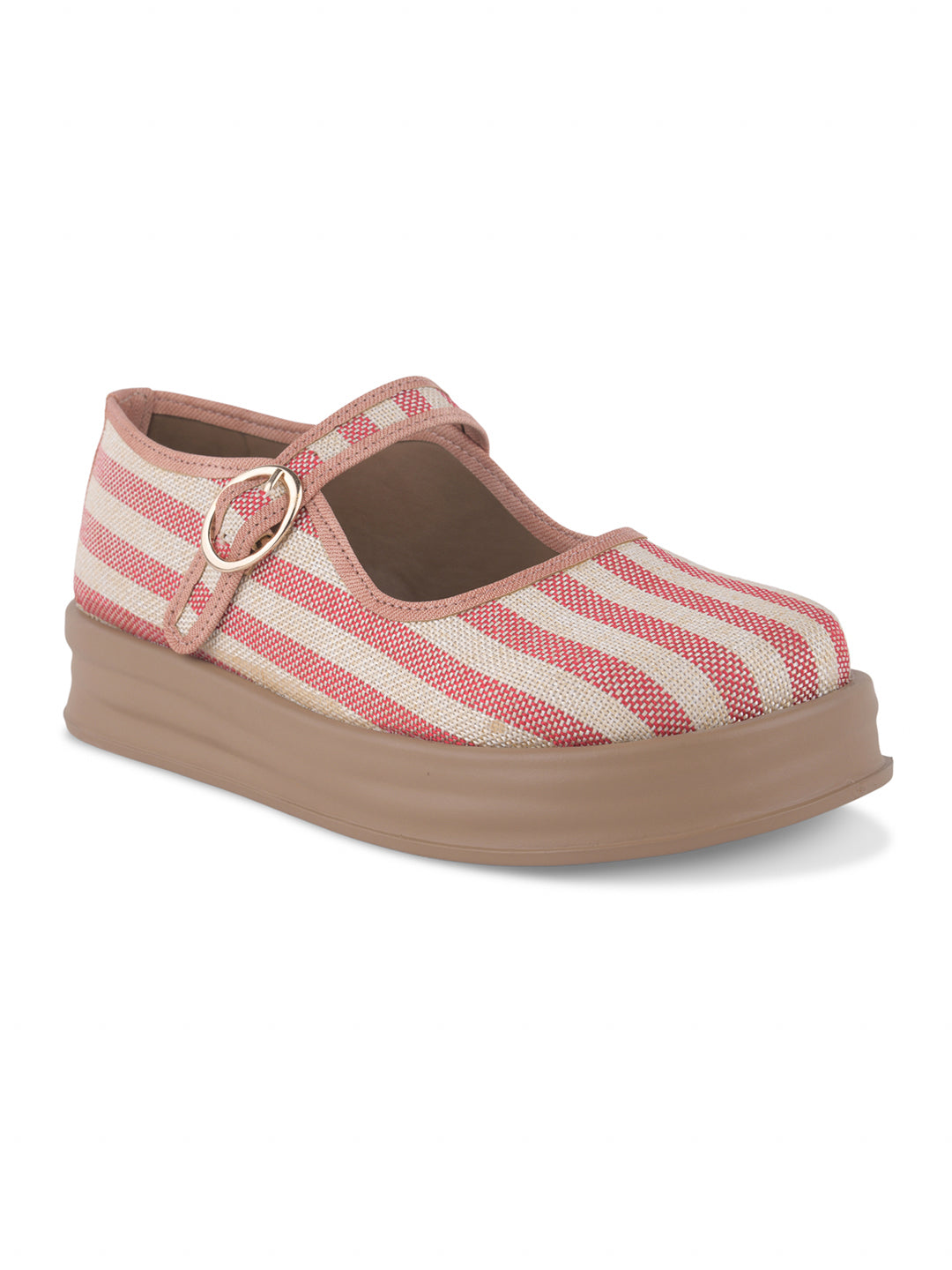Stripe Mary Jane Shoes