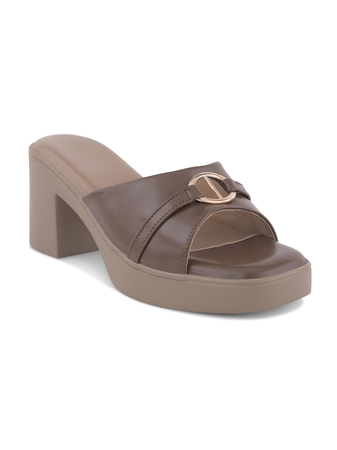 Black Block Heel Sandals