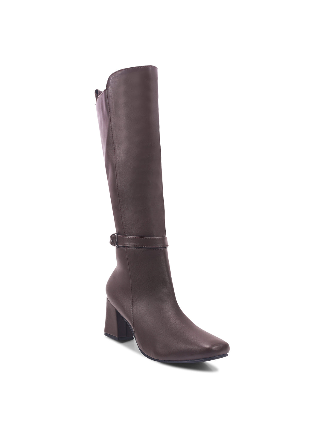 Calf-Length Block Heel Boots for Women