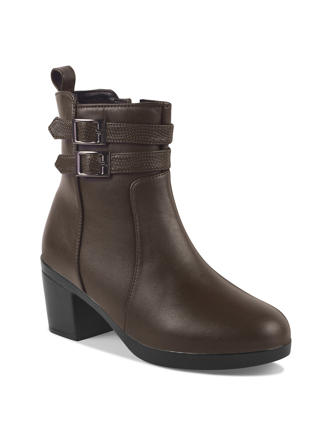 Block Heel Casual Boots