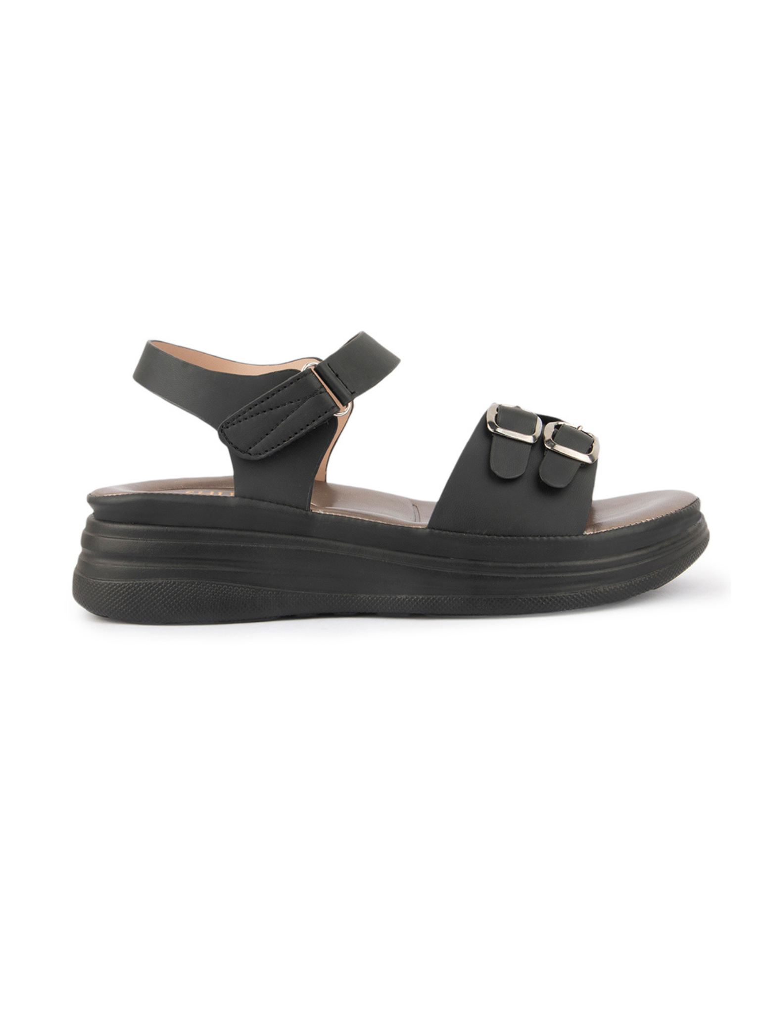 Women Black Comfort Sandals