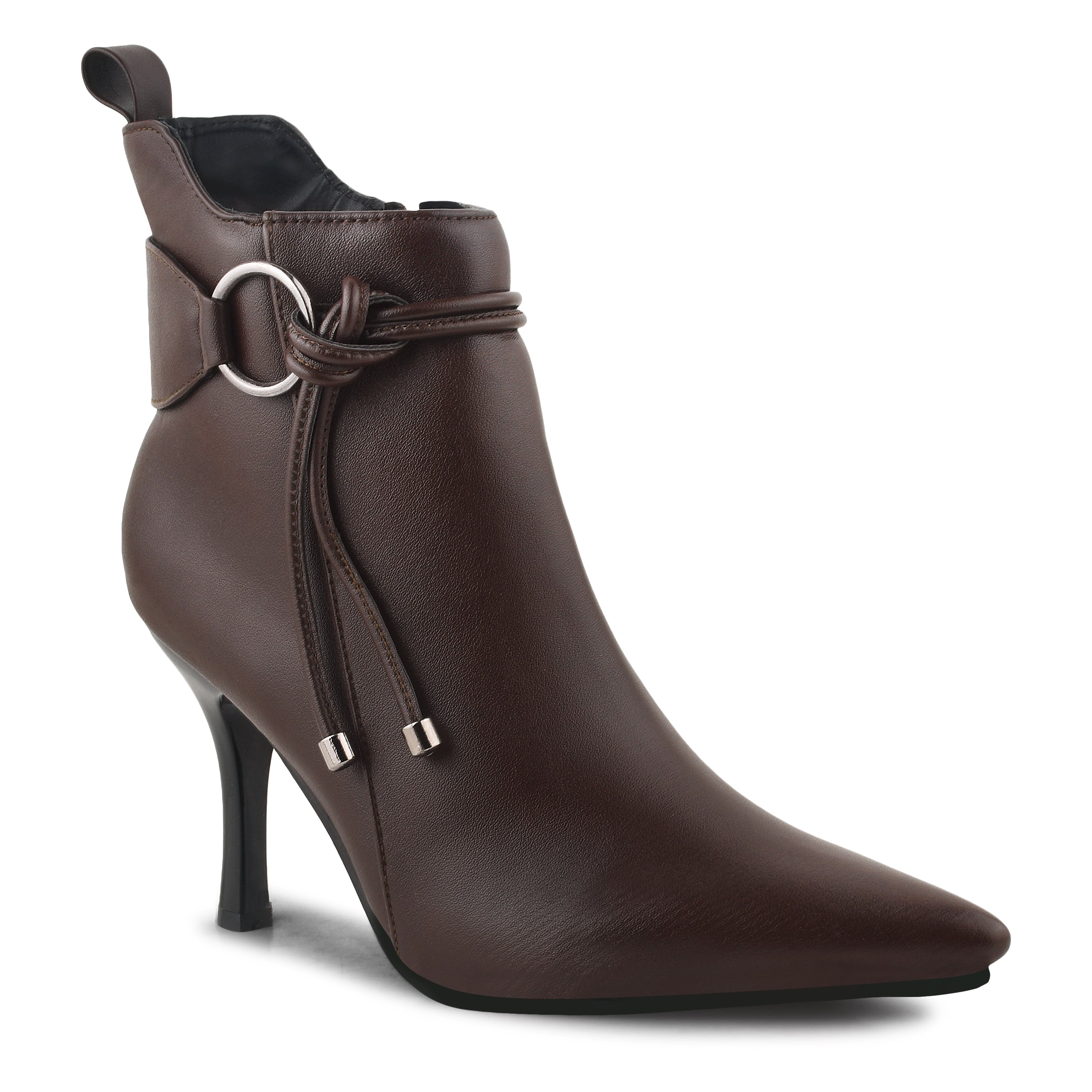 Women Slim-Heeled Regular Ankle Boots