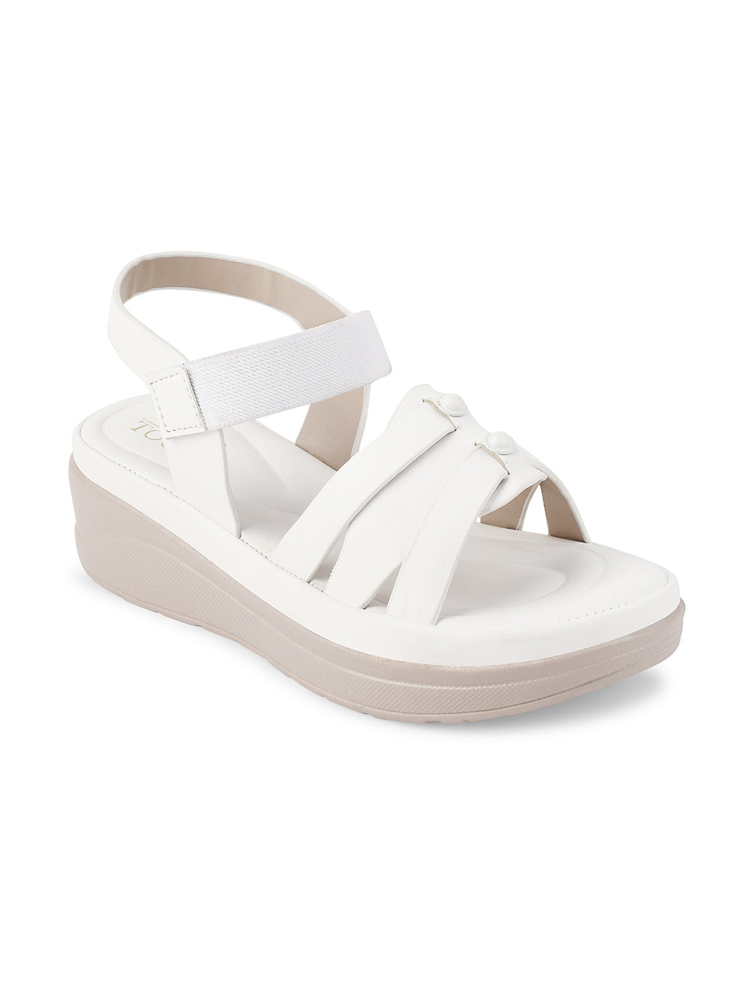 Open Toe Flatform Comfort Sandal