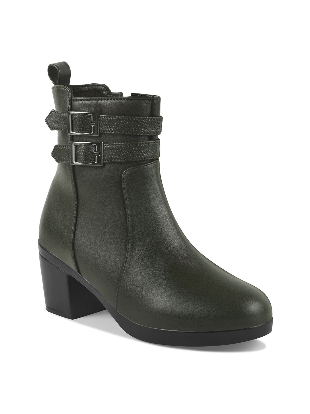 Block Heel Casual Boots