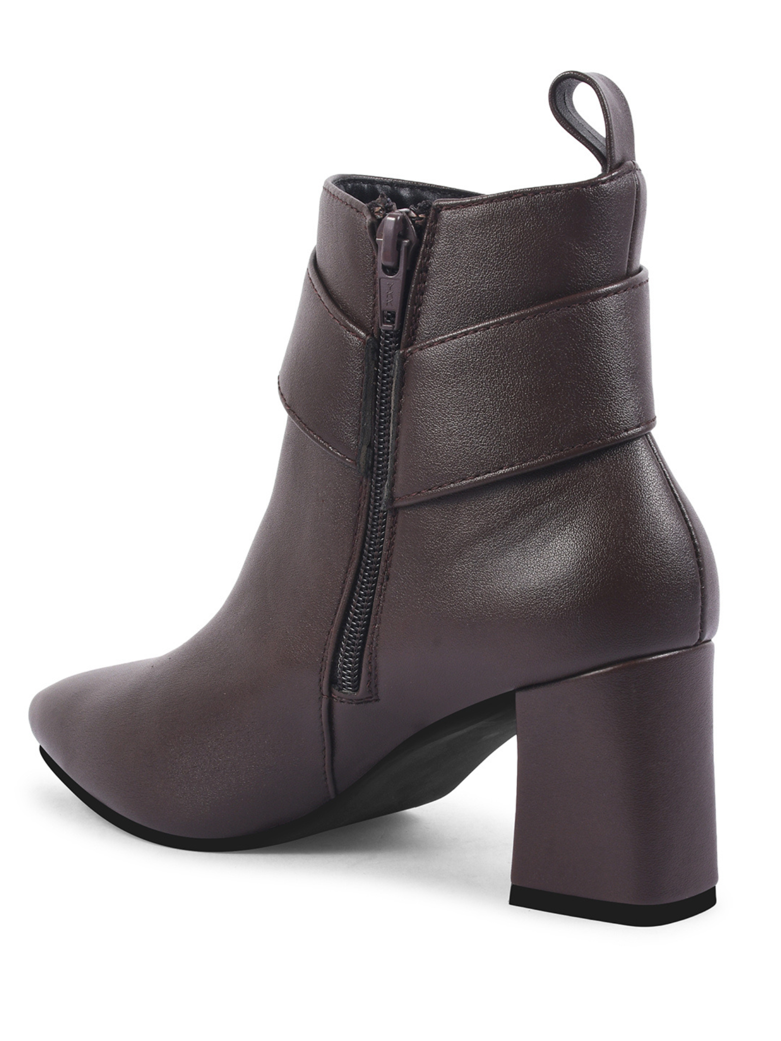 Women White Ankle Length heeled Boots