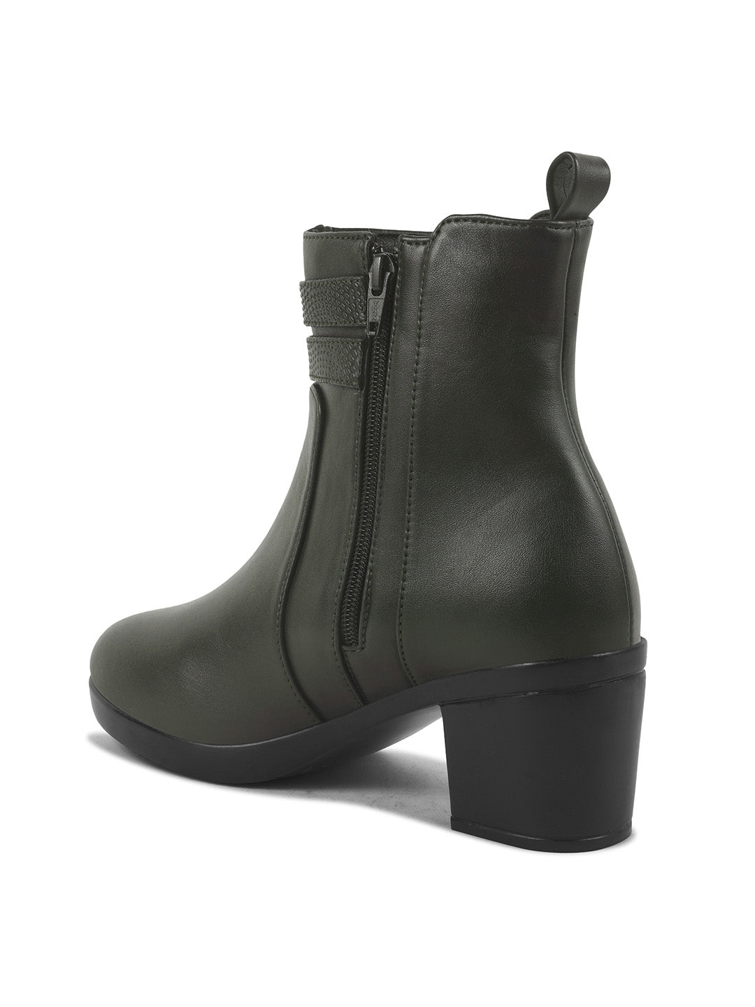 Block Heel Casual Boots