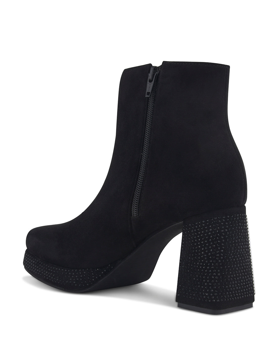 Women Midnight Spark Swarovski Block Casual Boots