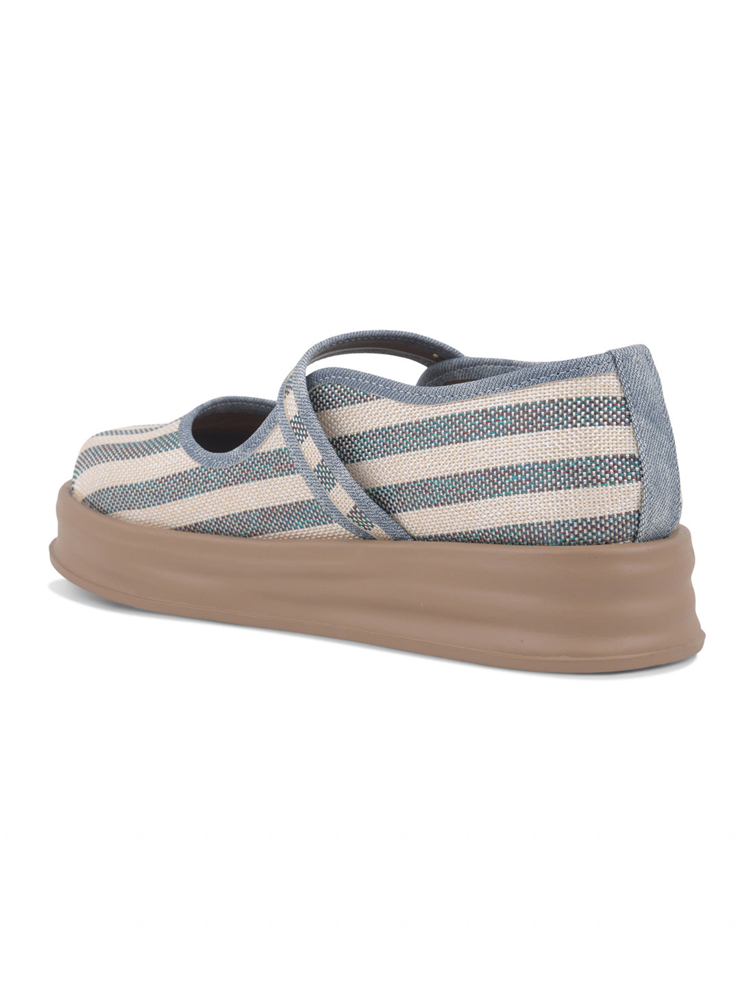 Stripe Mary Jane Shoes