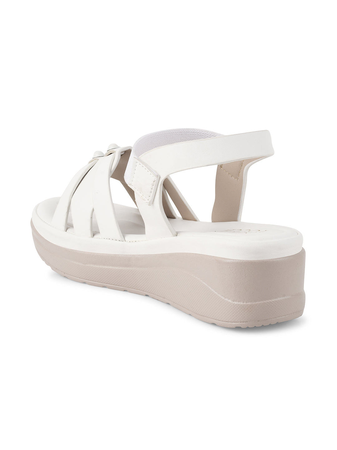 Open Toe Flatform Comfort Sandal