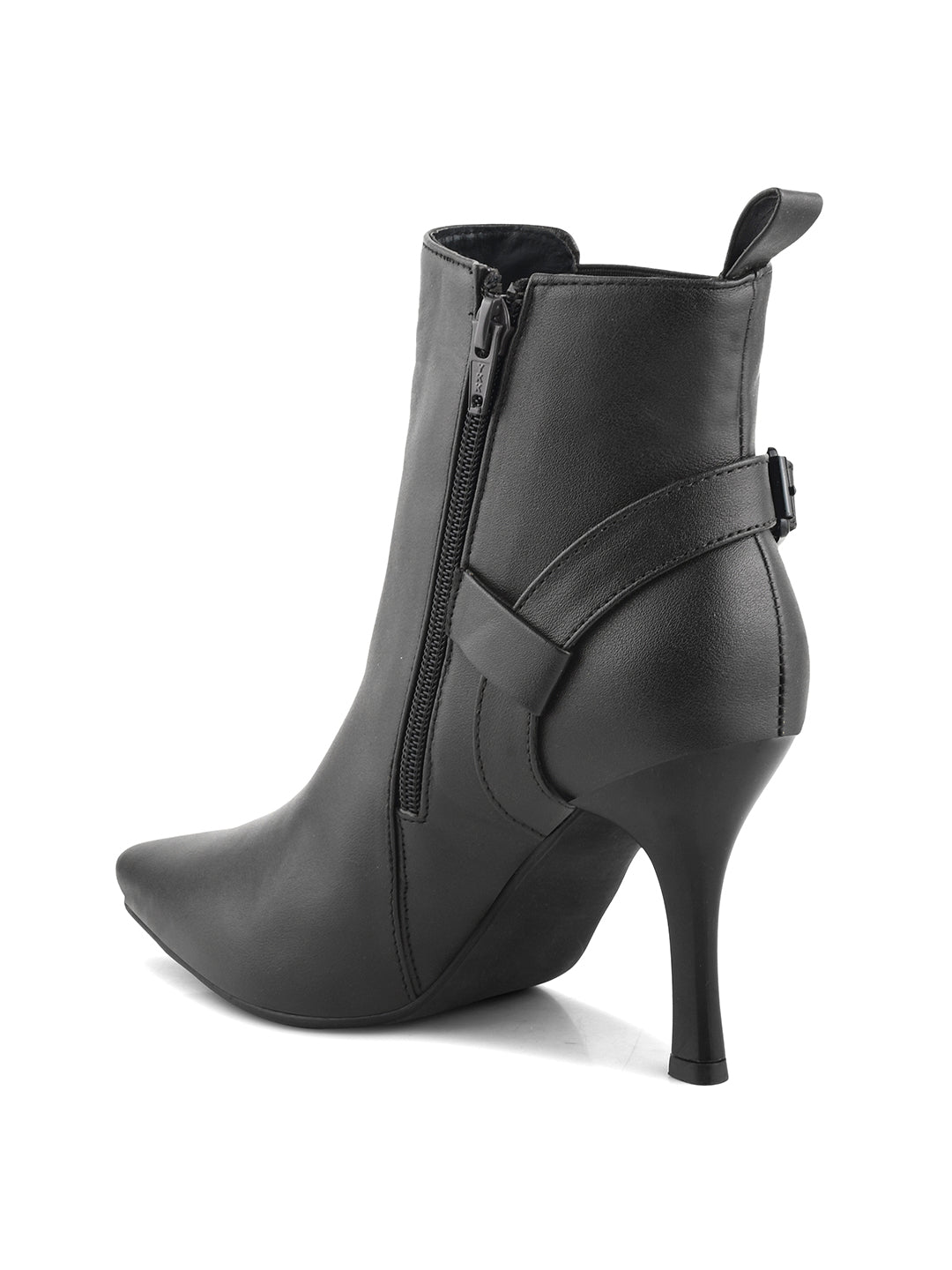 Pointed Toe High Top Slim Stiletto Heeled Casual Boots