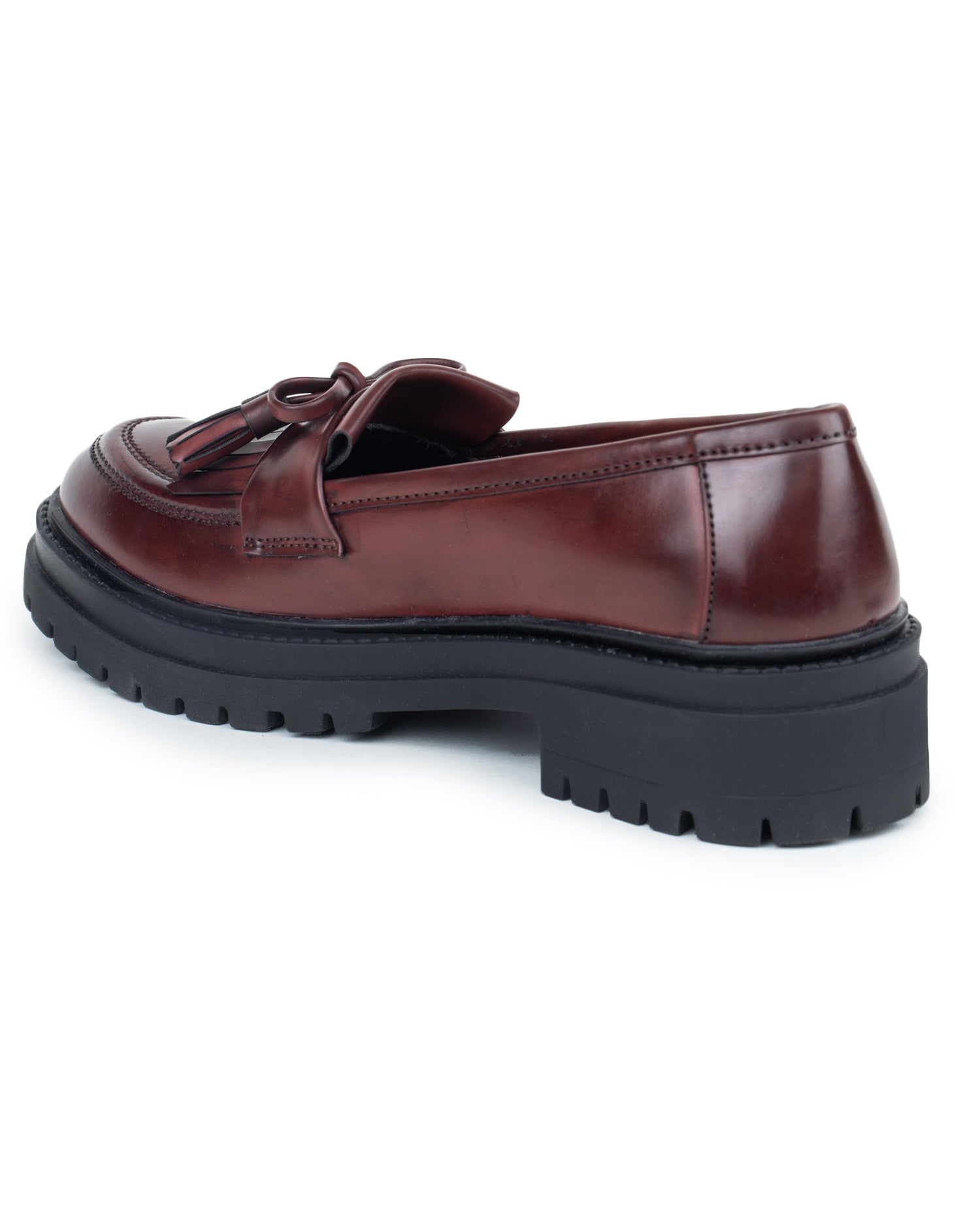 Women Heeled Tassel Loafers