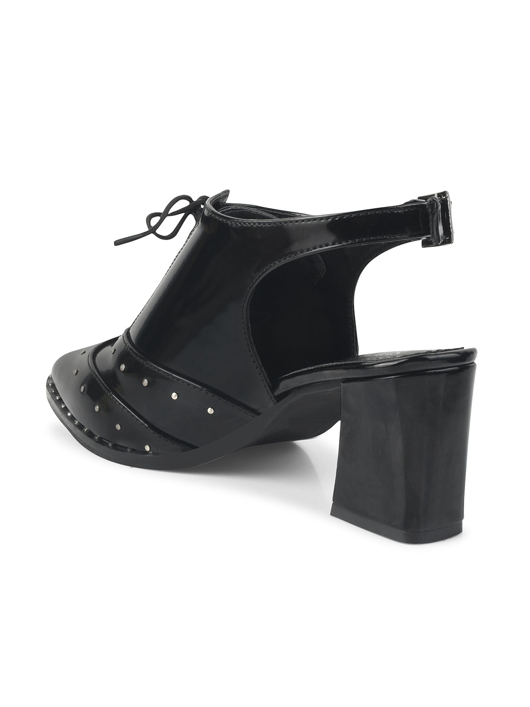 Black Block Heel Shoe