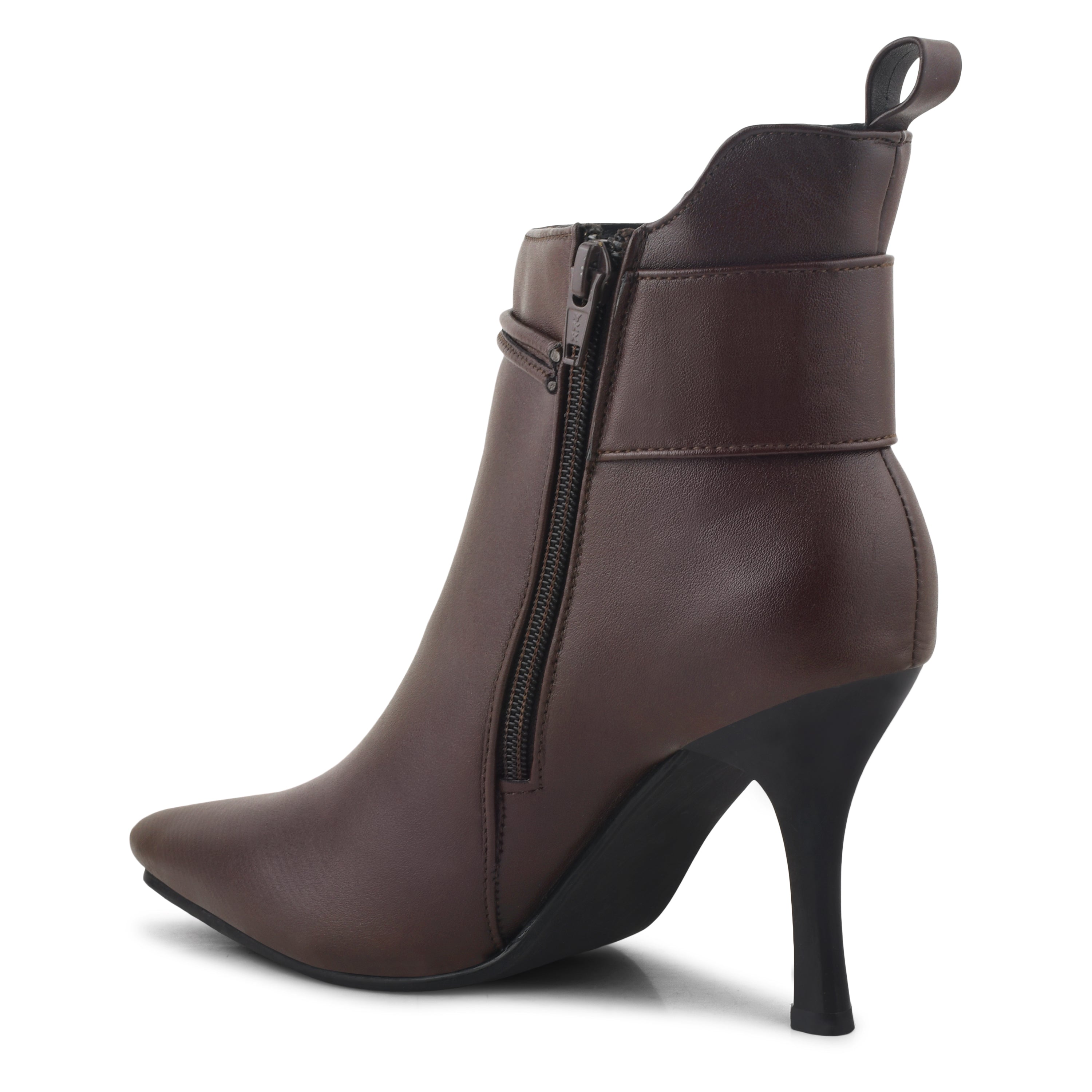 Women Slim-Heeled Regular Ankle Boots