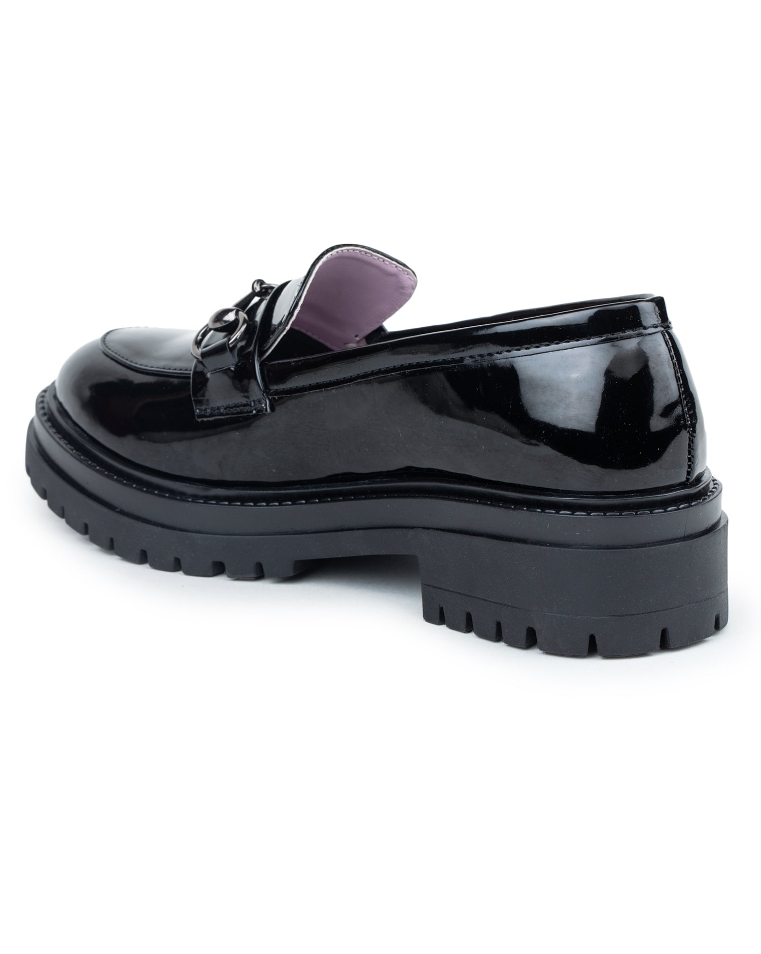Women Padded Insole Horsebit Loafers