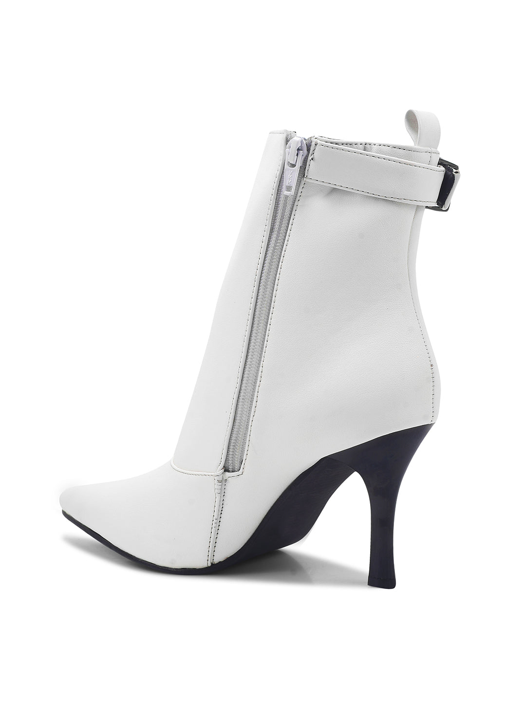 Pointed-Toe Stiletto Ankle Boots for Women