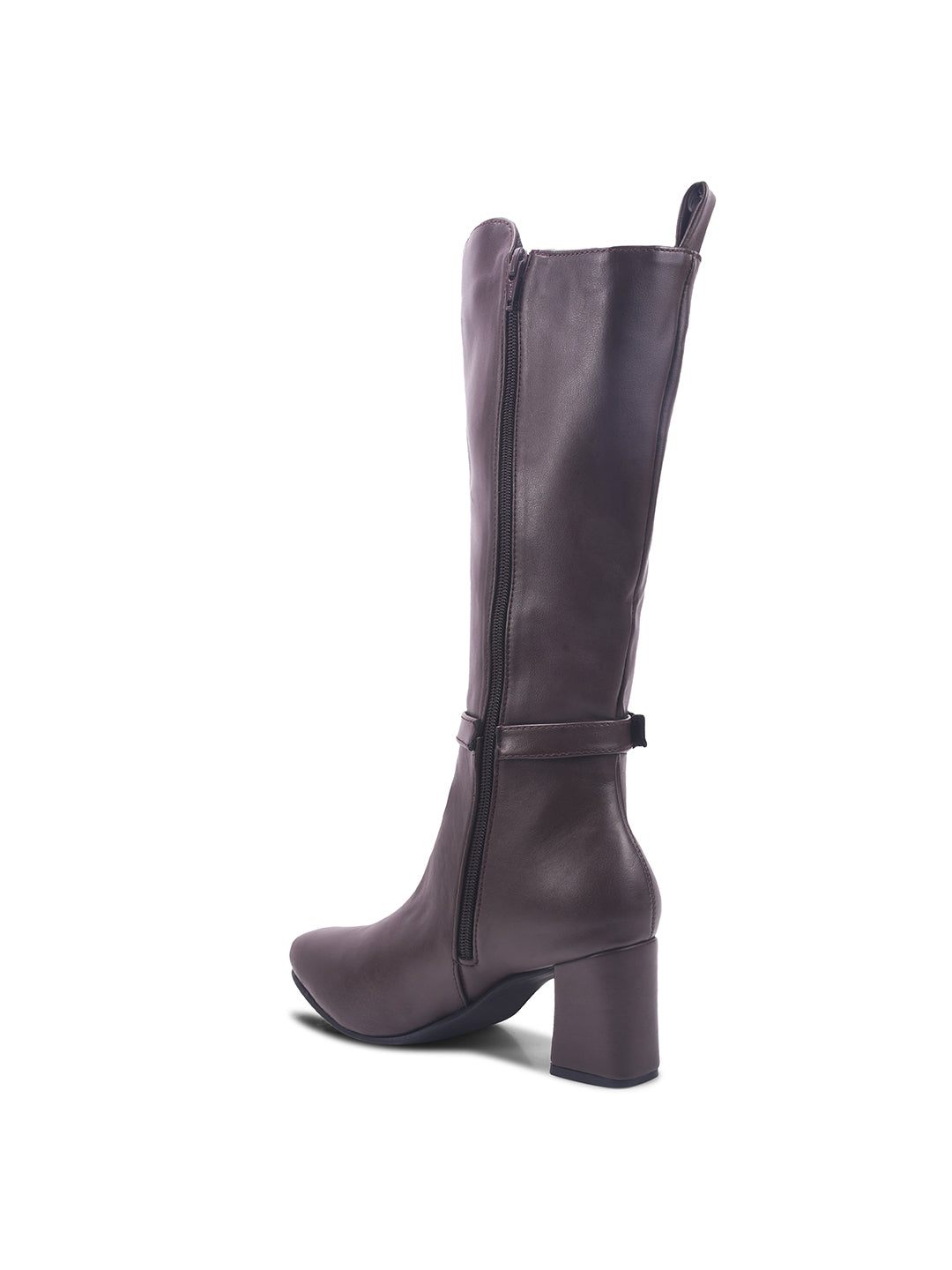 Calf-Length Block Heel Boots for Women