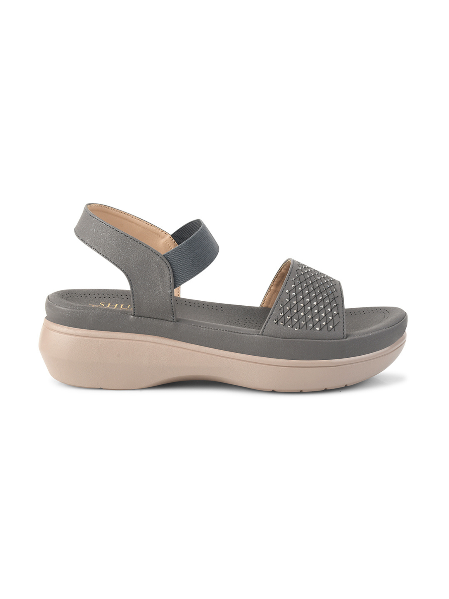 Women Grey Comfort Sandals