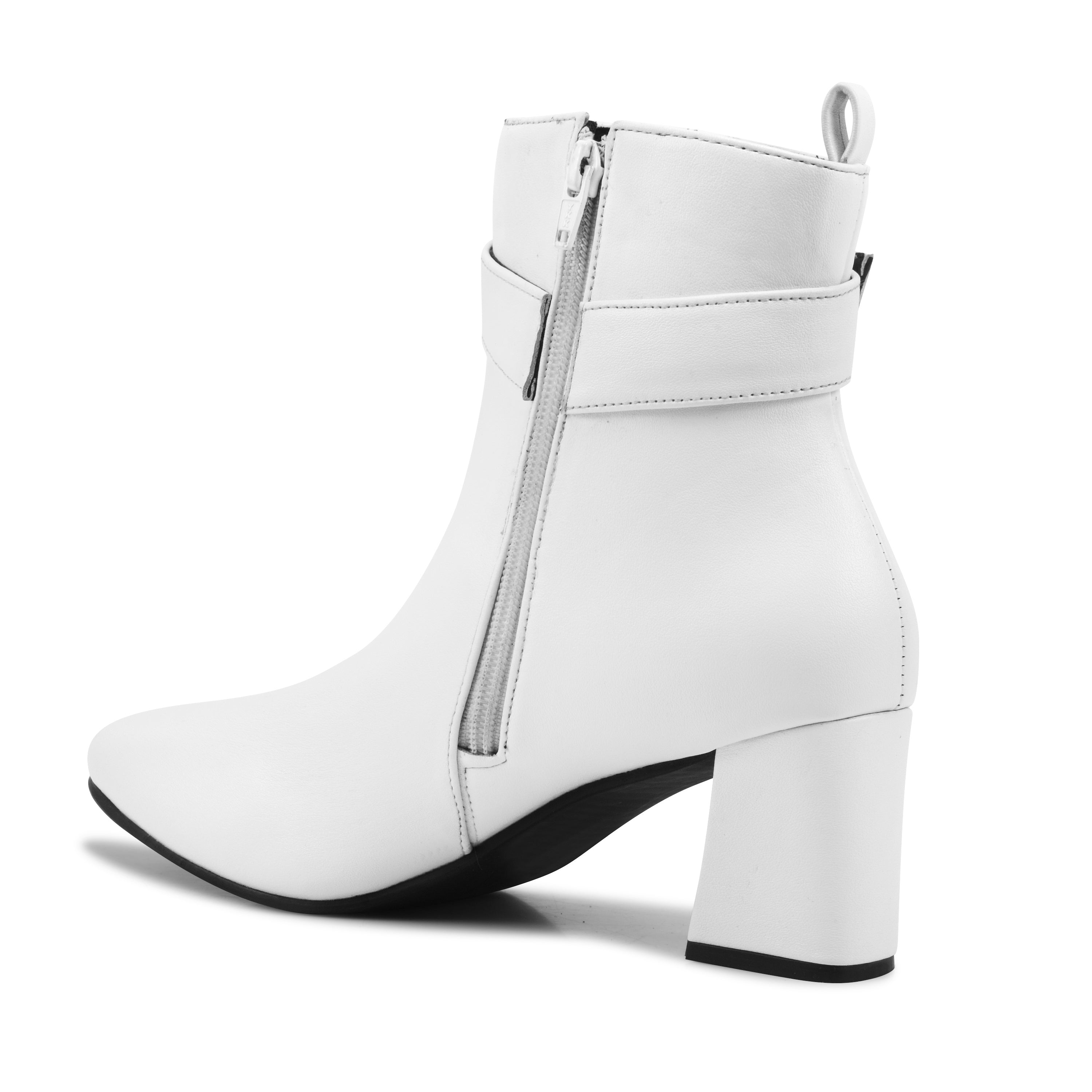 Women Mid Calf Block Heel Regular Casual Boots