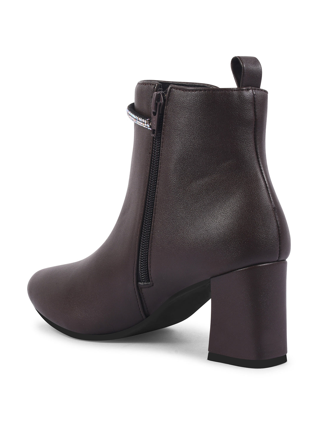 Chain Detail Embellished Boots