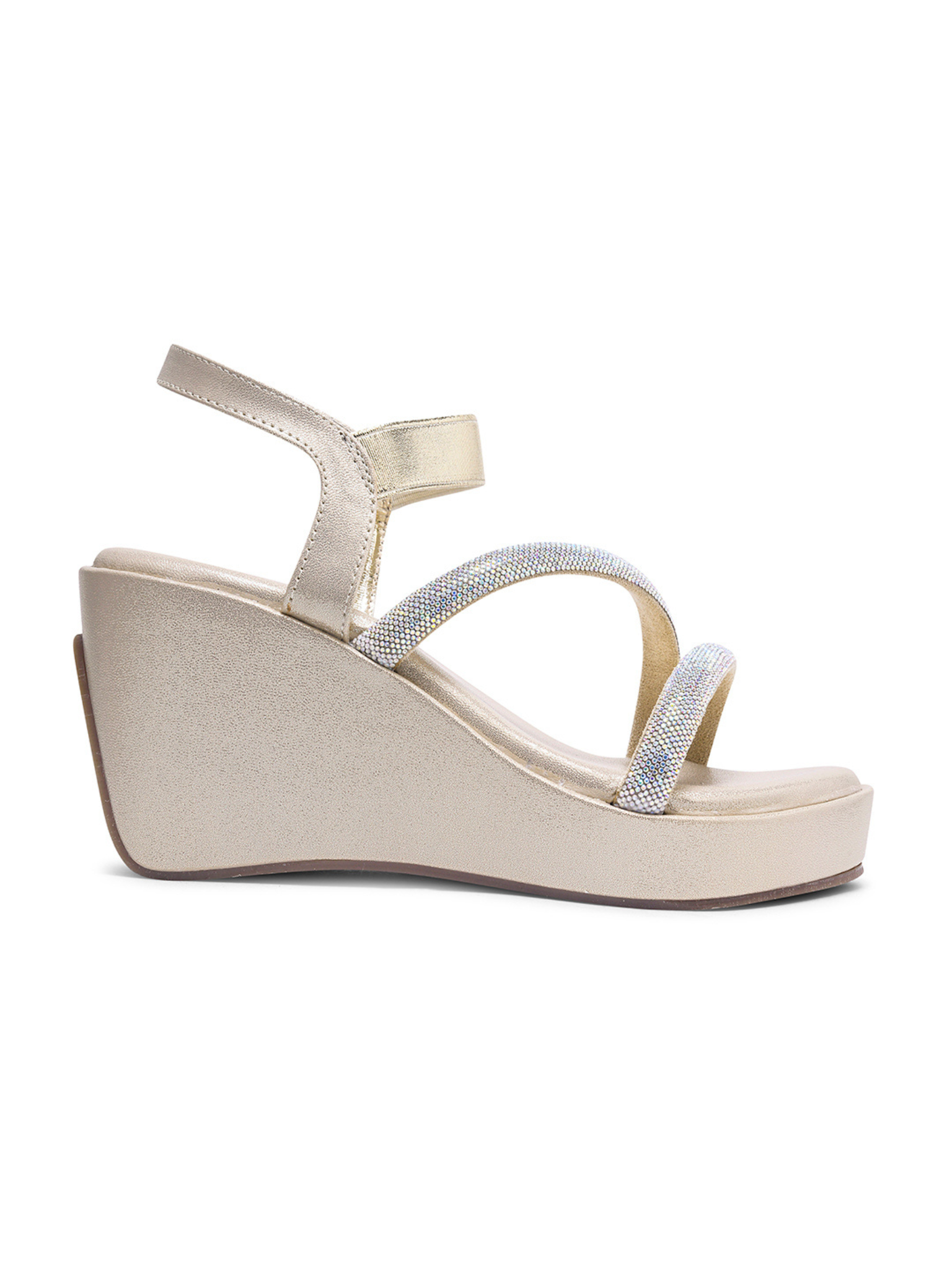 Women PU Party Wedge Heels