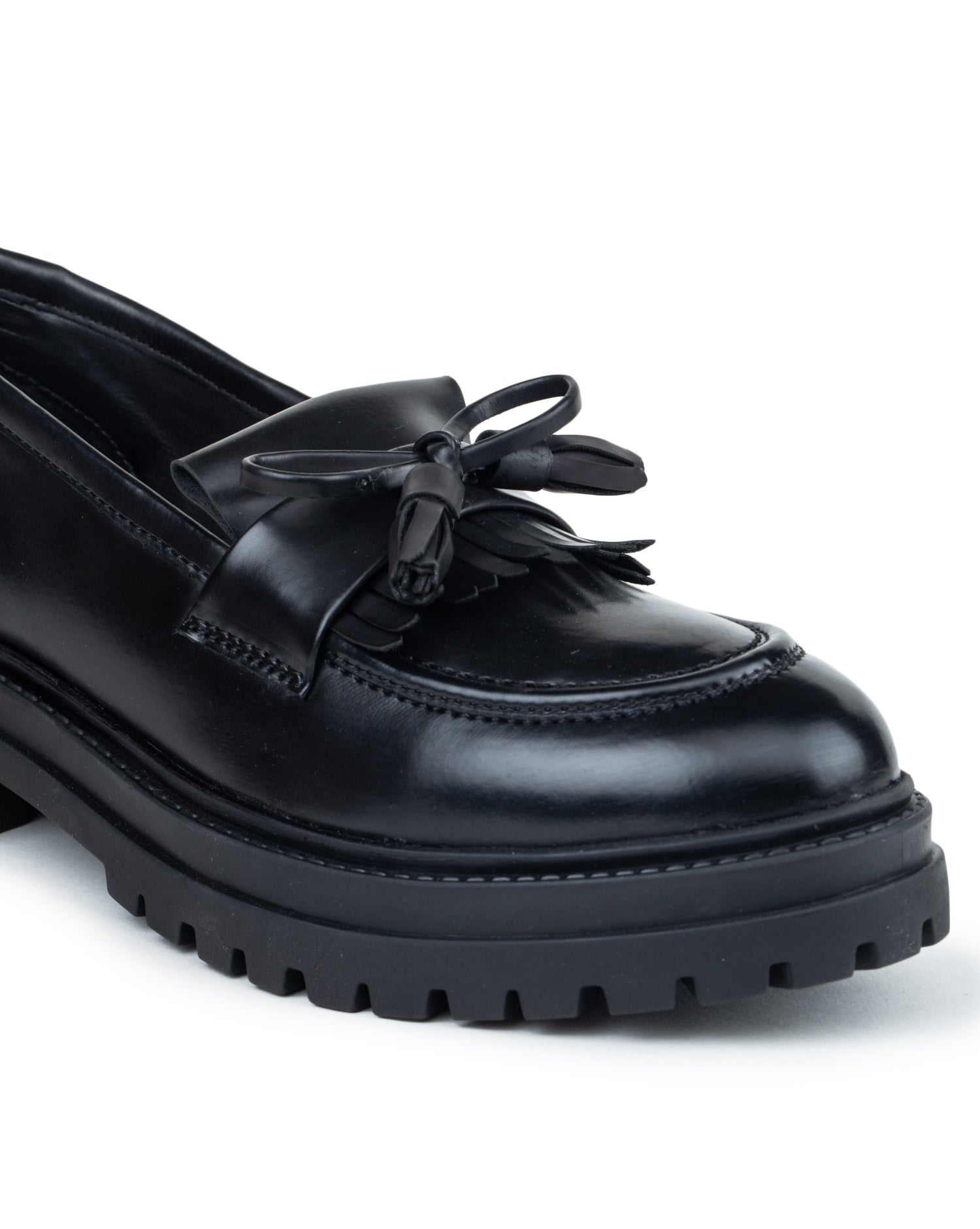 Women Heeled Tassel Loafers