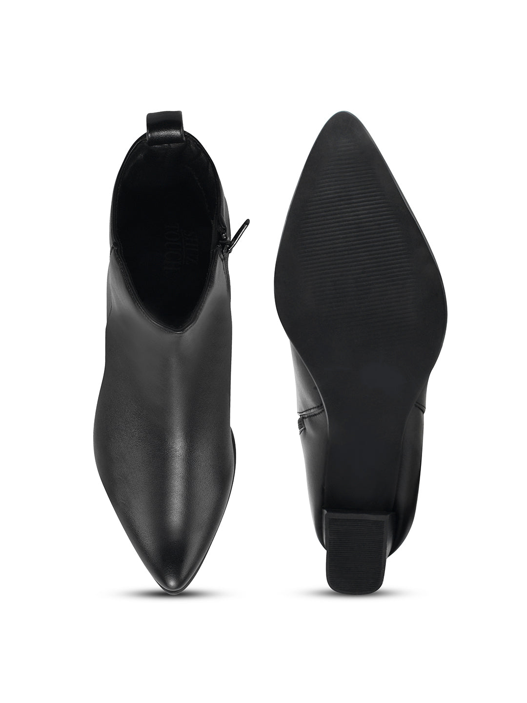 Women Heels Block Ankle Boots