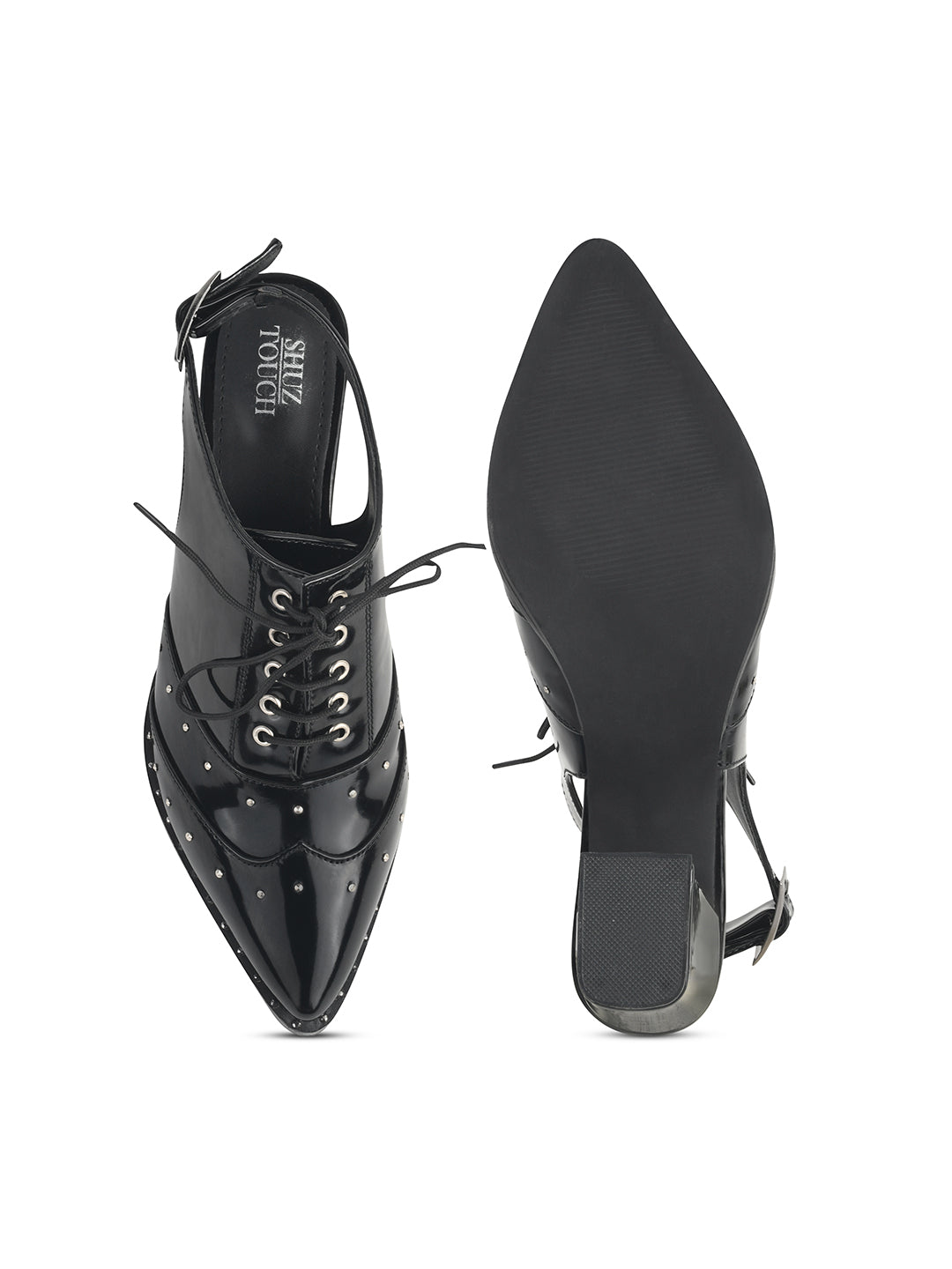 Black Block Heel Shoe