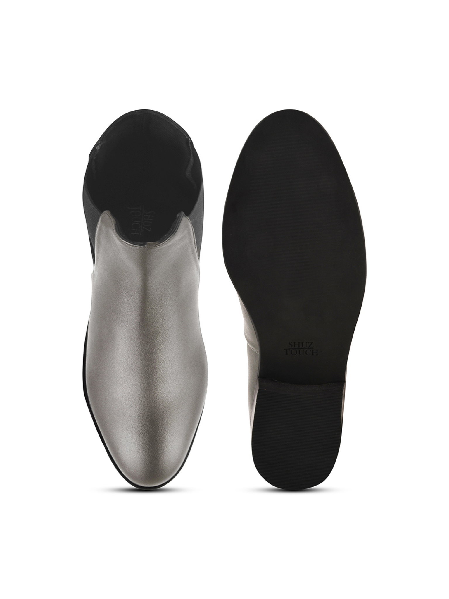 Women Block-Heeled Mid-Top Chelsea Boots
