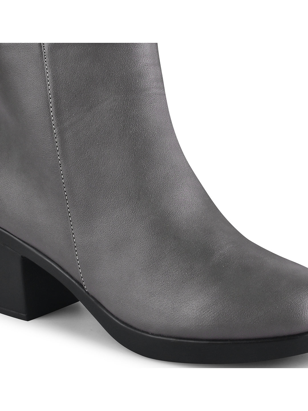 Black Block Heel Ankle Boots