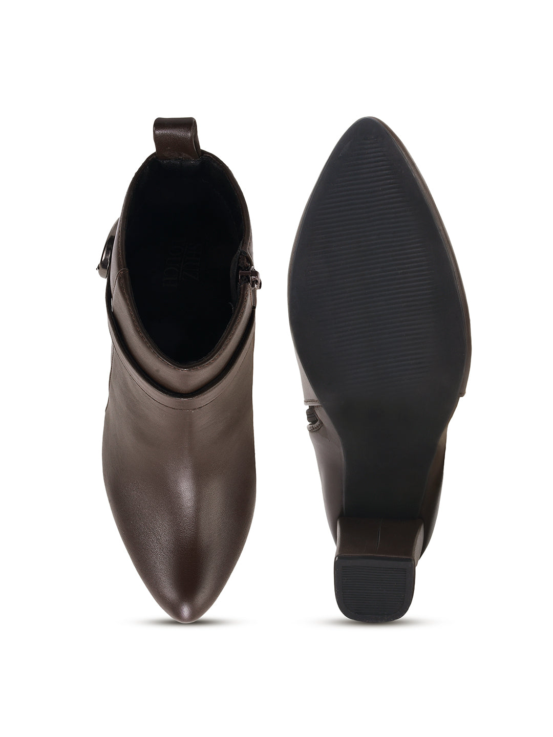 Women Block Heels Ankle Boots