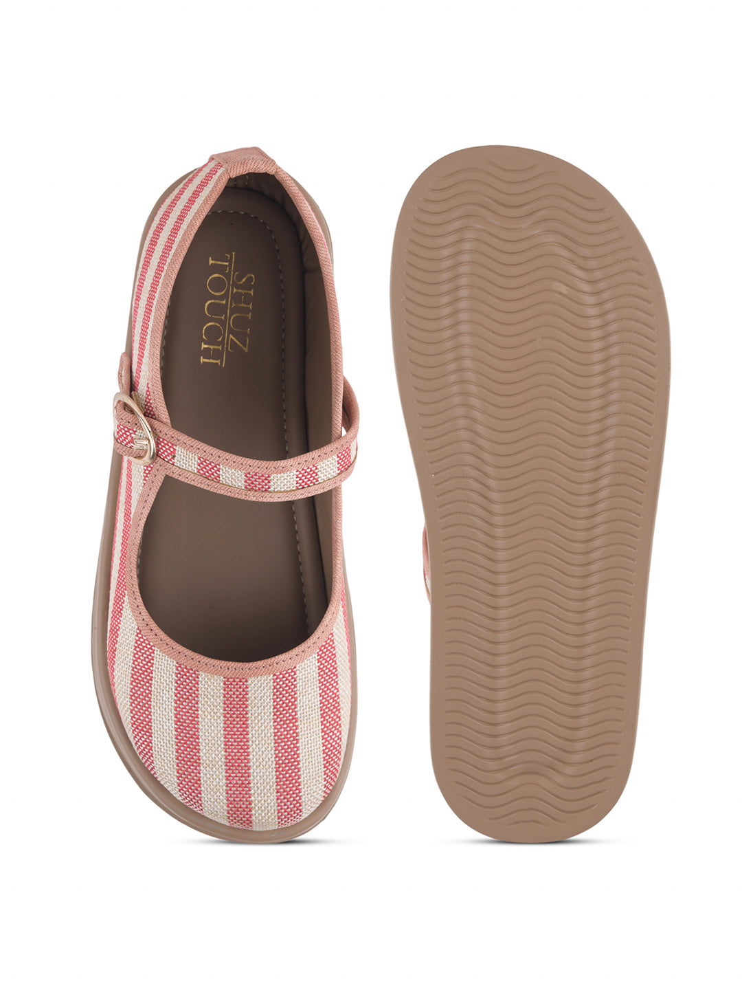 Stripe Mary Jane Shoes