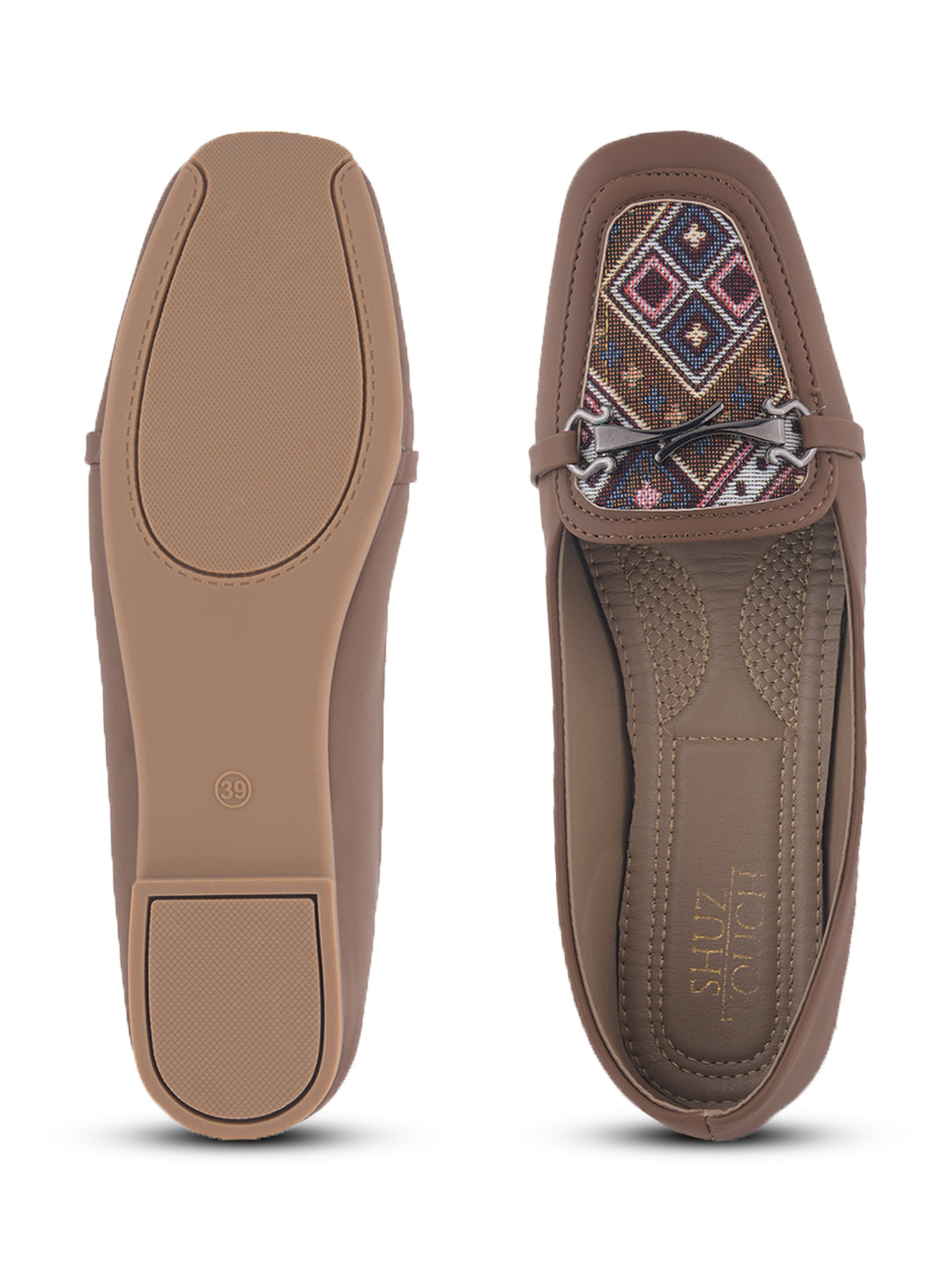 Aztec Weave Horsebit Comfort Loafers