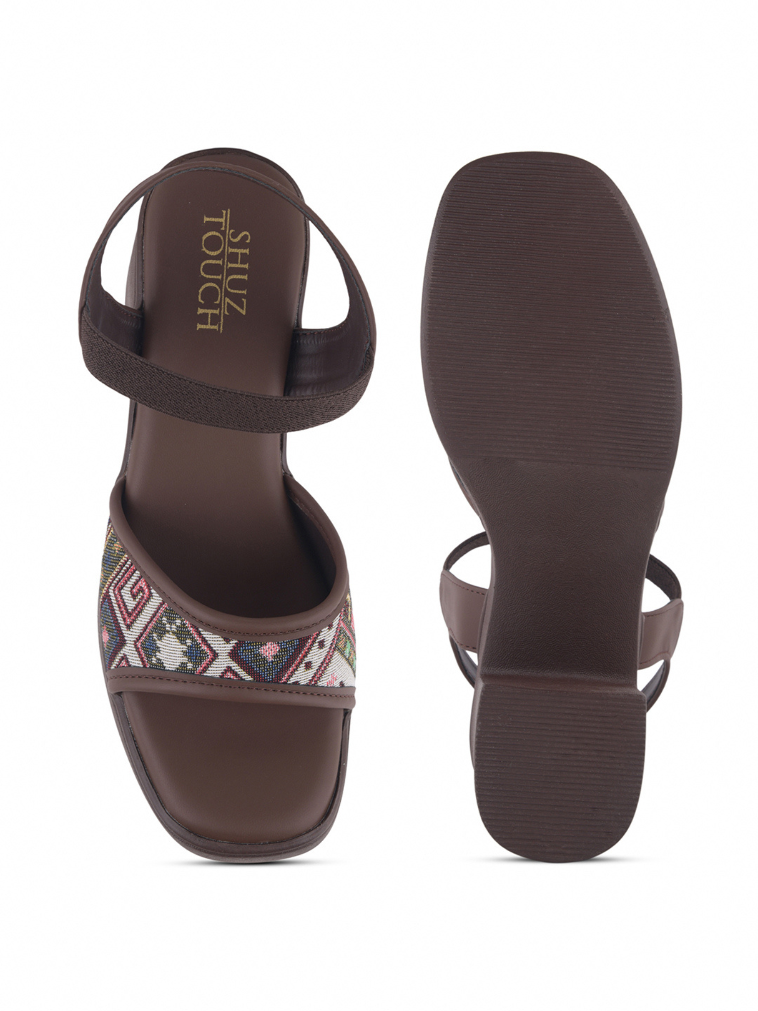 Women Shoe-Style Cream Sandals