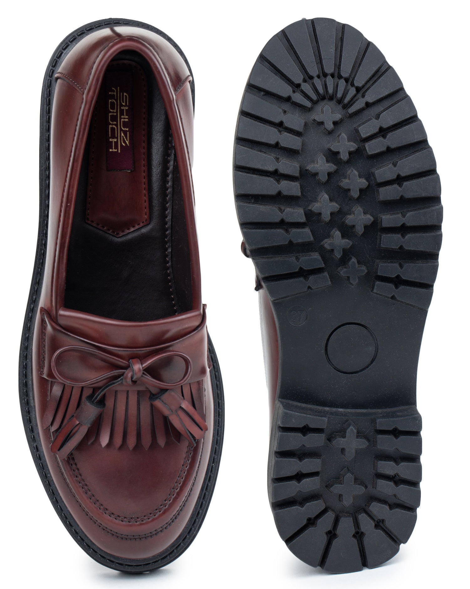 Women Heeled Tassel Loafers