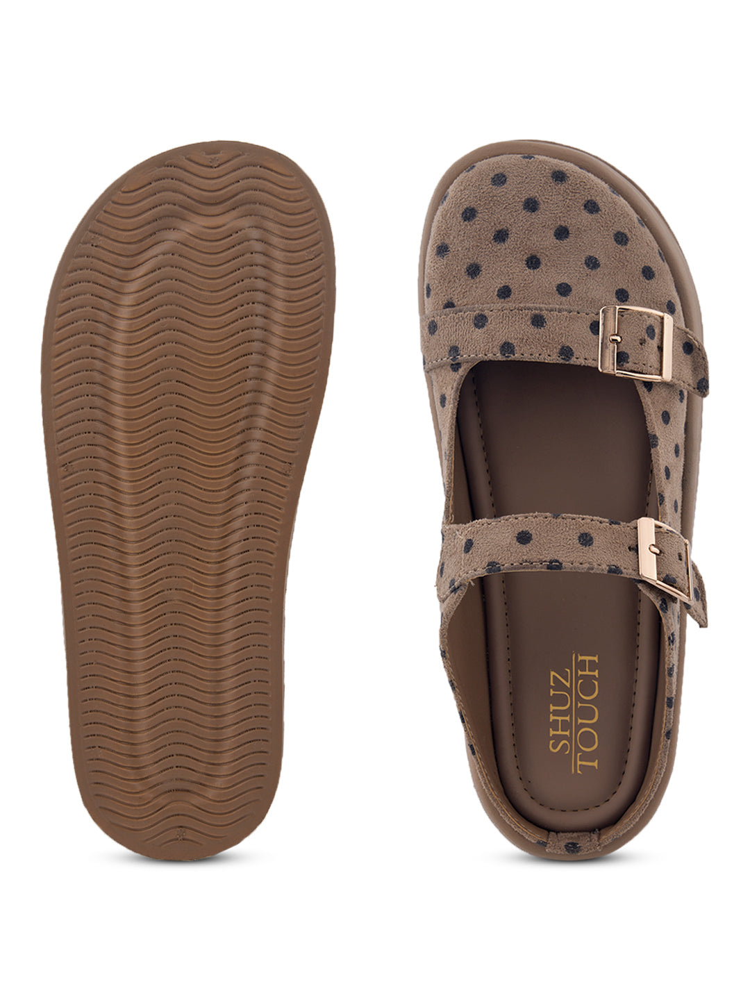 Polka Dot Platform Mary Jane Mules