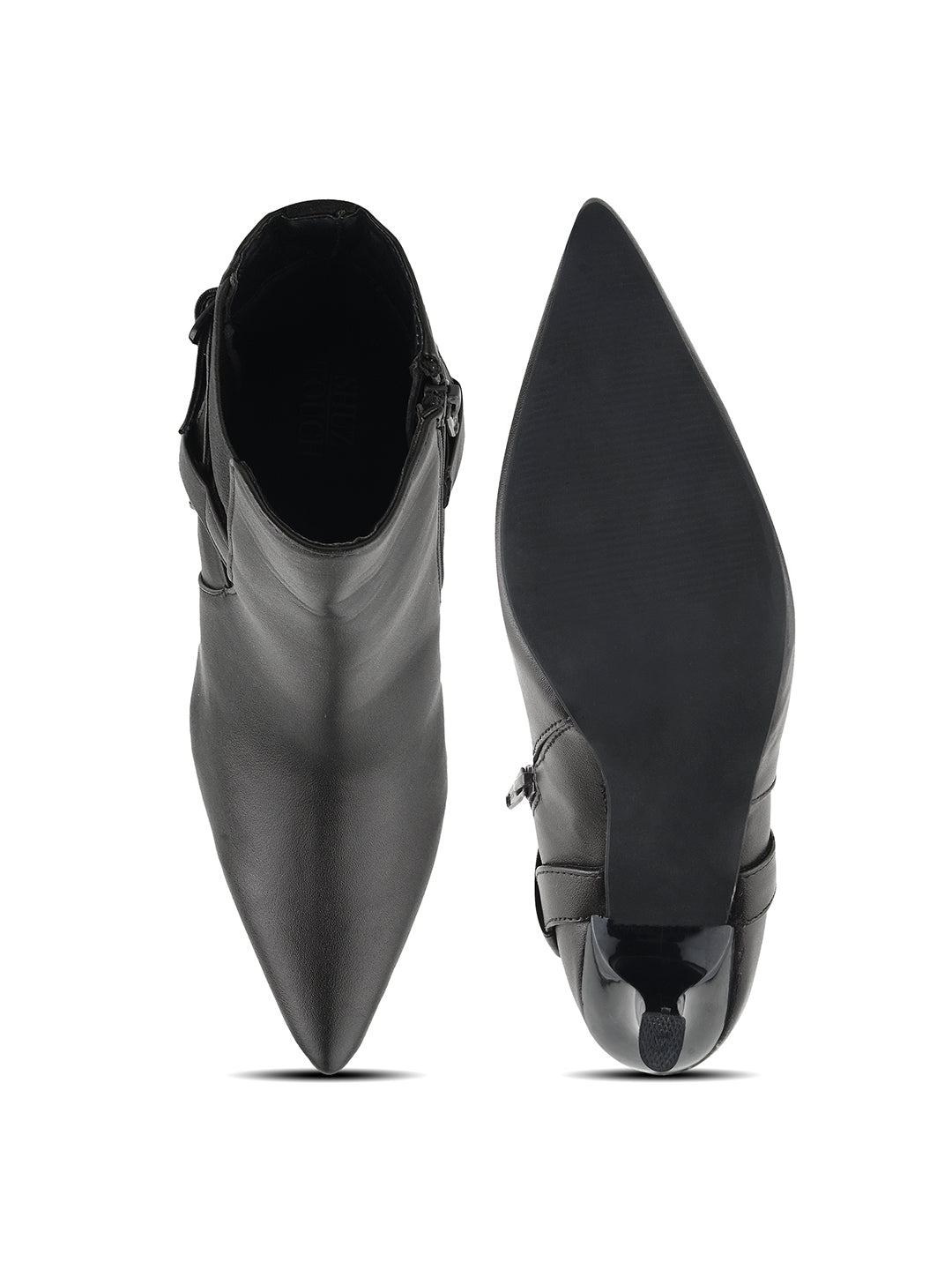 Pointed Toe High Top Slim Stiletto Heeled Casual Boots